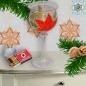 Preview: Christmas decoration windlight for Christmas, motif Christmas star in 4 variants series Christmas star