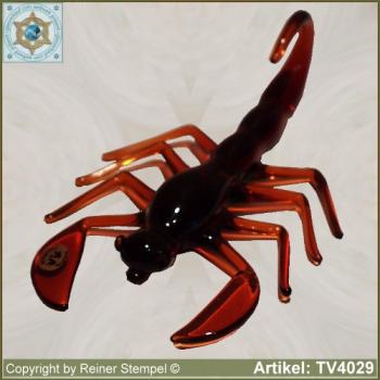 Glastiere Glasfiguren Sternzeichen Skorpion