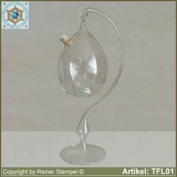 Fly trap wasp trap from crystal clear glass with or without stand