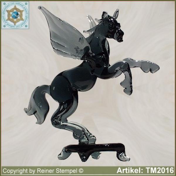 Glastiere Glasfiguren Pferde Pegasus