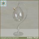 Fly trap wasp trap from crystal clear glass with or without stand