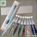 Glass pens from colored glass uni